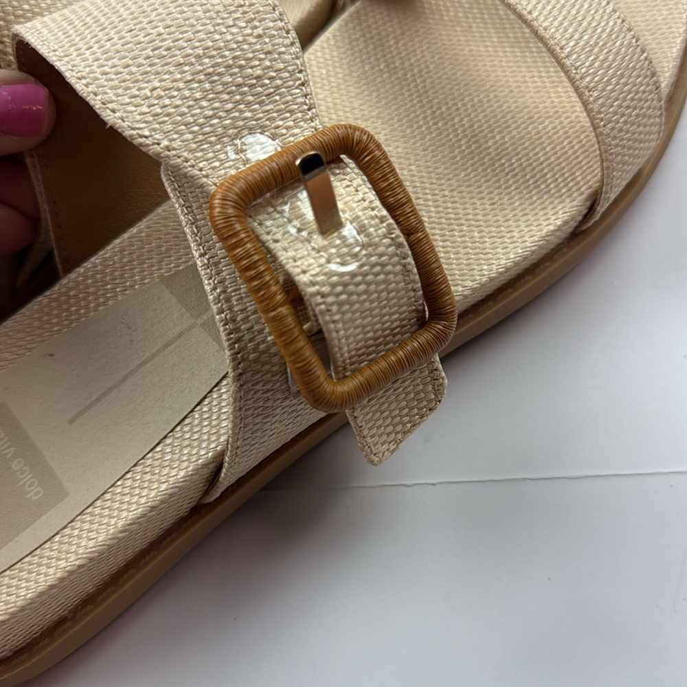 New NWOT Dolce Vita Giana buckle flat slide 8.5 - Picture 6 of 7